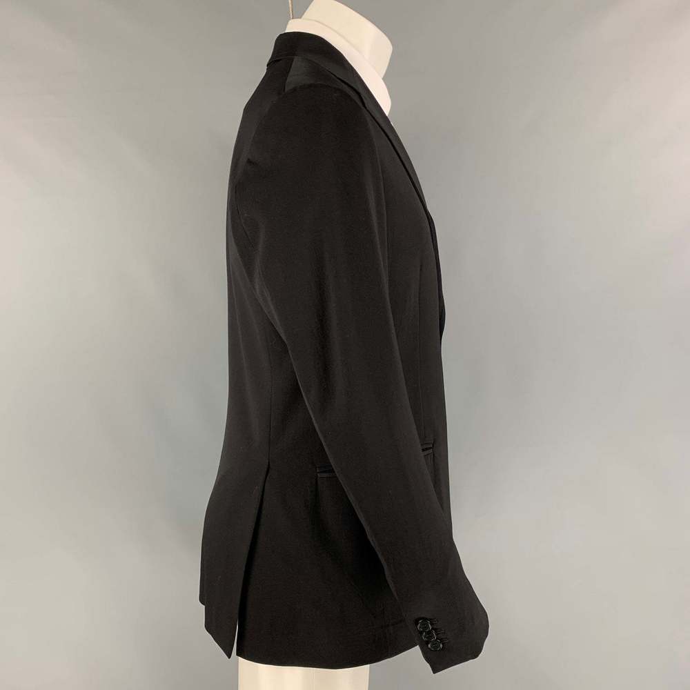 FENDI Regular Black Wool Notch Lapel Sport Coat - Picture 2 of 7